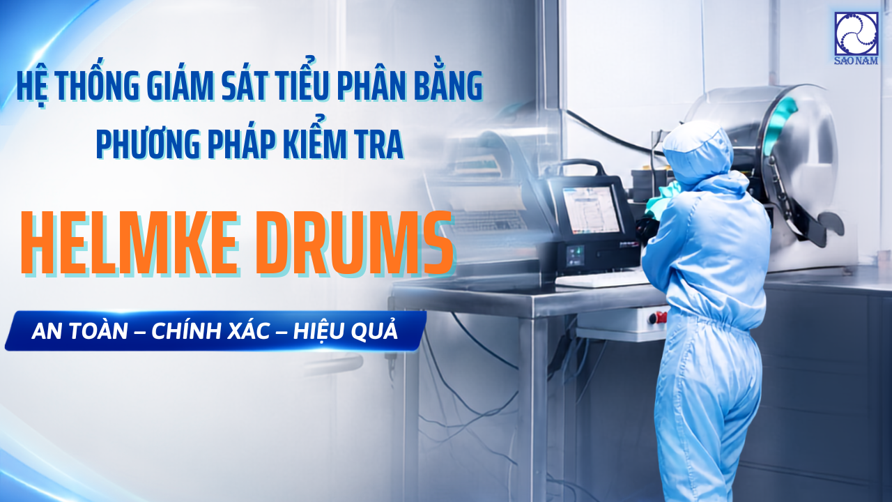 Hệ thống giám sát tiểu phân bằng phương pháp kiểm tra Helmke Drums